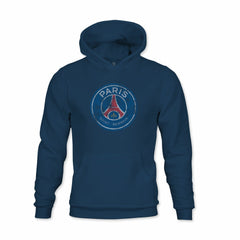 Paris Saint-Germain 1863FC Youth Color Badge Fleece Pullover Hoodie on sale - Navy