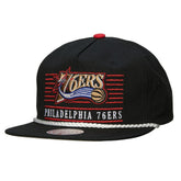 Philadelphia 76ers Ascend Deadstock Snapback Hat - Black shop