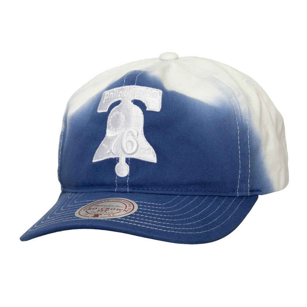 Philadelphia 76ers Dip Dye Pro Crown Adjustable Hat sale - Royal/White sale