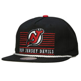 New Jersey Devils Mitchell & Ness Ascend Deadstock Snapback Hat - Black Jerseys