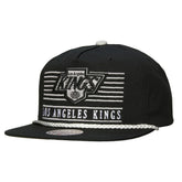 Los Angeles Kings Mitchell & Ness Ascend Deadstock Snapback Hat - Black Hats