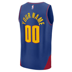 Denver Nuggets Fast Break Custom Jersey sale - Statement Editi- Blue discount