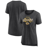 Boston Bruins Women's Hit the Ice Tri-Blend T-Shirt - Gray T-shirts
