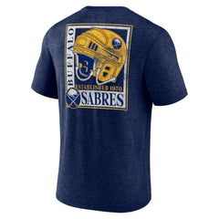 Buffalo Sabres Earnest Will Tri-Blend T-Shirt - Navy T-shirts