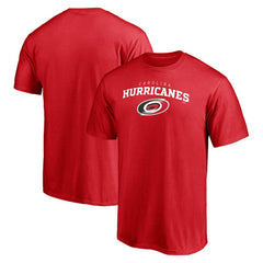Carolina Hurricanes Team Lock Up T-Shirt - Red T-shirts