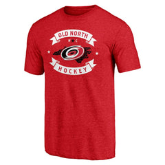 Carolina Hurricanes Shoot to Score Tri-Blend T-Shirt - Red T-shirts