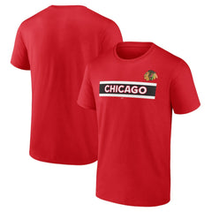 Chicago Blackhawks Jersey Inspired T-Shirt - Red T-shirts