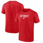Detroit Red Wings Primary Logo T-Shirt - Red T-shirts