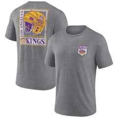 Los Angeles Kings Earnest Will Tri-Blend T-Shirt - Heather Gray T-shirts