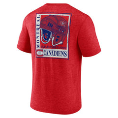 Montreal Canadiens Earnest Will Tri-Blend T-Shirt - Red T-shirts