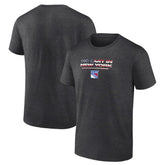 New York Rangers Stars and Stripes T-Shirt - Charcoal T-shirts