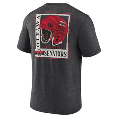 Ottawa Senators Earnest Will Tri-Blend T-Shirt - Charcoal T-shirts