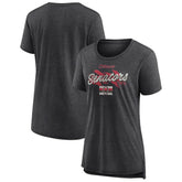Ottawa Senators Women's Hit the Ice Tri-Blend T-Shirt - Gray T-shirts