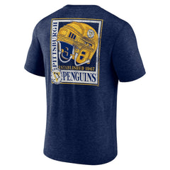 Pittsburgh Penguins Earnest Will Tri-Blend T-Shirt - Navy T-shirts