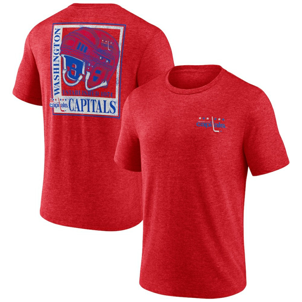 Washington Capitals Earnest Will Tri-Blend T-Shirt - Red T-shirts
