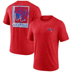 Washington Capitals Earnest Will Tri-Blend T-Shirt - Red T-shirts