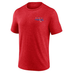 Washington Capitals Earnest Will Tri-Blend T-Shirt - Red T-shirts