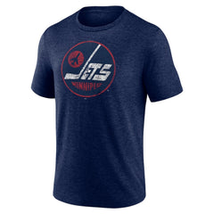 Winnipeg Jets Wheelhouse Tri-Blend T-Shirt - Navy T-shirts