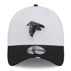 Atlanta Falcons New Era 2025 NFL Training Camp 39THIRTY Flex Hat - White/Black outlet