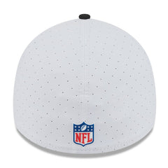 Jacksonville Jaguars New Era 2025 NFL Training Camp Throwback Logo 39THIRTY Flex Hat - White/Black sale