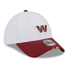 Washington Commanders New Era 2025 NFL Training Camp 39THIRTY Flex Hat - White/Burgundy cheap