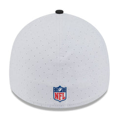 Jacksonville Jaguars New Era 2025 NFL Training Camp 39THIRTY Flex Hat - White/Black for sale