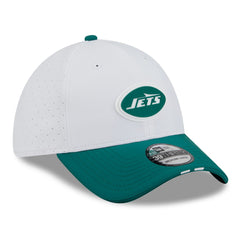 New York Jets New Era 2025 NFL Training Camp 39THIRTY Flex Hat - White/Green sale