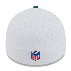 New York Jets New Era 2025 NFL Training Camp 39THIRTY Flex Hat - White/Green sale
