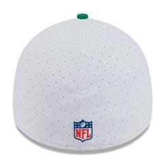 Philadelphia Eagles New Era 2025 NFL Training Camp Throwback Logo 39THIRTY Flex Hat - White/Kelly Green outlet