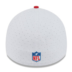 Kansas City Chiefs New Era 2025 NFL Training Camp 39THIRTY Flex Hat - White/Red discount