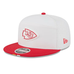 Kansas City Chiefs New Era 2025 NFL Training Camp Split Panel 9FIFTY Snapback Hat - White/Red online