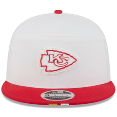 Kansas City Chiefs New Era 2025 NFL Training Camp Split Panel 9FIFTY Snapback Hat - White/Red online