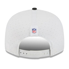 Jacksonville Jaguars New Era 2025 NFL Training Camp Split Panel 9FIFTY Snapback Hat - White/Black discount