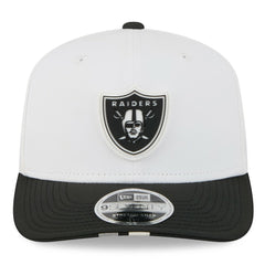 Las Vegas Raiders New Era 2025 NFL Training Camp 9SEVENTY Adjustable Hat - White/Black for sale