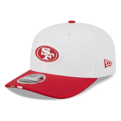 San Francisco 49ers New Era 2025 NFL Training Camp 9SEVENTY Adjustable Hat - White/Scarlet on sale