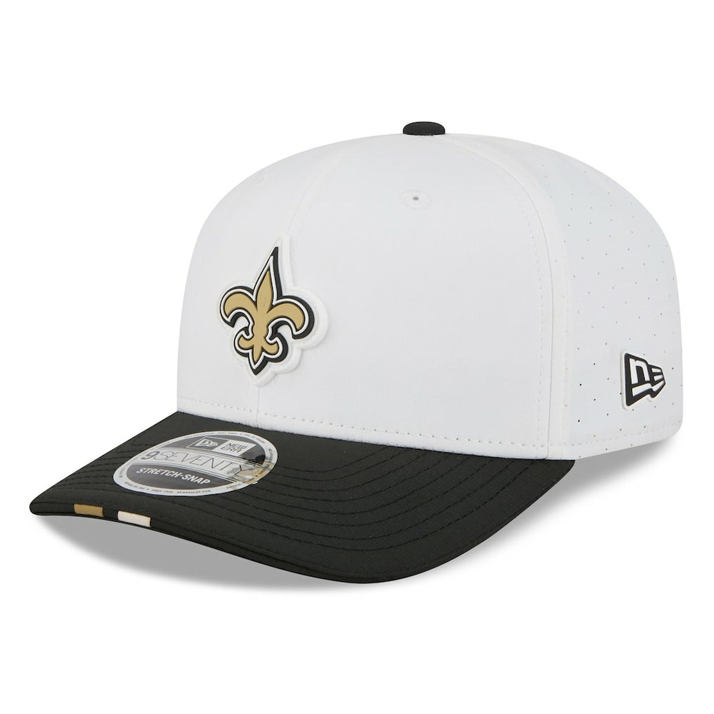 New Orleans Saints New Era 2025 NFL Training Camp 9SEVENTY Adjustable Hat - White/Black online