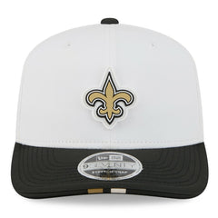 New Orleans Saints New Era 2025 NFL Training Camp 9SEVENTY Adjustable Hat - White/Black online