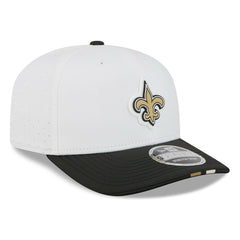 New Orleans Saints New Era 2025 NFL Training Camp 9SEVENTY Adjustable Hat - White/Black online
