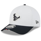 Houston Texans New Era 2025 NFL Training Camp A-Frame 9FORTY Adjustable Hat - White/Navy online