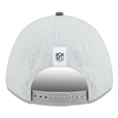 Las Vegas Raiders New Era 2025 NFL Training Camp A-Frame 9FORTY Adjustable Hat - Gray/Graphite for sale