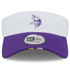 Minnesota Vikings New Era 2025 NFL Training Camp Adjustable Visor - White/Purple outlet
