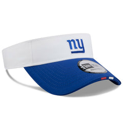New York Giants New Era 2025 NFL Training Camp Adjustable Visor - White/Royal discount