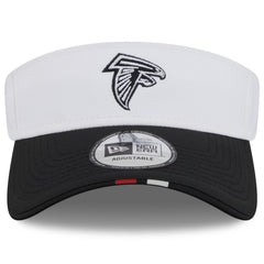 Atlanta Falcons New Era 2025 NFL Training Camp Adjustable Visor - White/Black cheap