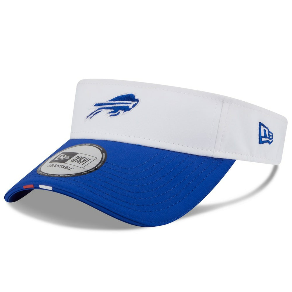 Buffalo Bills New Era 2025 NFL Training Camp Adjustable Visor - White/Royal for sale
