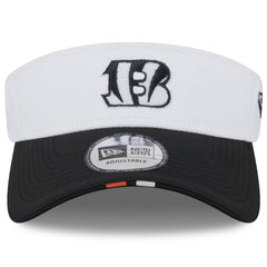 Cincinnati Bengals New Era 2025 NFL Training Camp Adjustable Visor - White/Black cheap