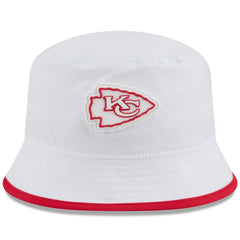 Kansas City Chiefs New Era 2025 NFL Training Camp Stretch Bucket Hat - White cheap