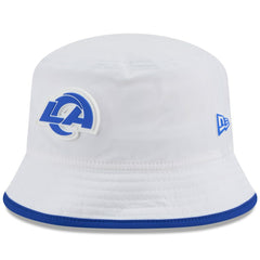 Los Angeles Rams New Era 2025 NFL Training Camp Stretch Bucket Hat - White cheap