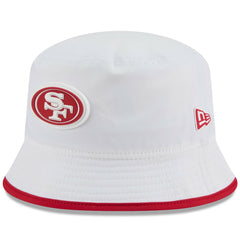San Francisco 49ers New Era 2025 NFL Training Camp Stretch Bucket Hat - White outlet