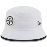 Pittsburgh Steelers New Era 2025 NFL Training Camp Stretch Bucket Hat - White sale