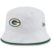 Green Bay Packers New Era 2025 NFL Training Camp Stretch Bucket Hat - White cheap